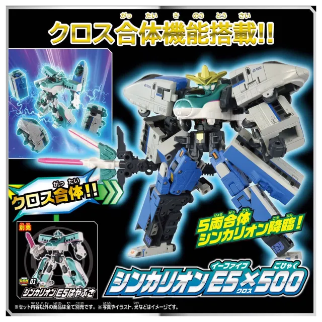 【PLARAIL 鐵道王國】SGX-08 新幹線變形機器人 500 回聲號(2026復刻版)