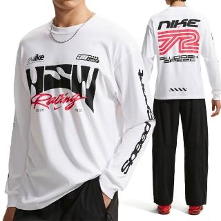 【NIKE 耐吉】As U Nsw Tee Lse Ls Swoosh 長袖 男款 白色 寬鬆 IM3782-100