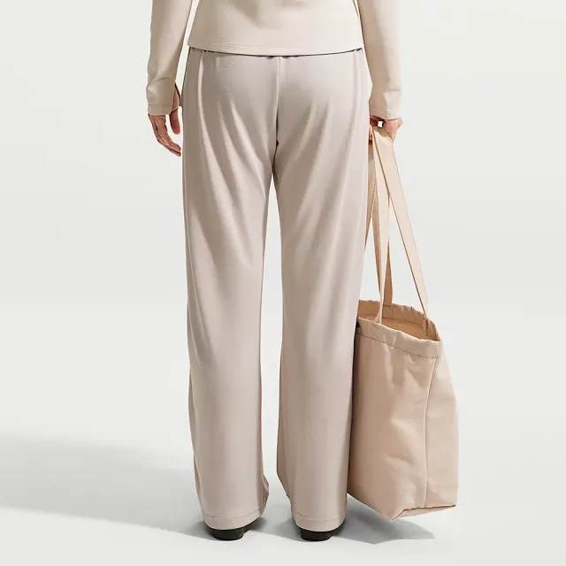 【NIKE 耐吉】As W Nsw Chill Knit Ltwt Oh 長褲 女款 奶茶色 IQ0093-236