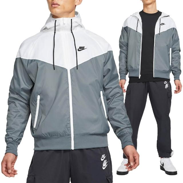 【NIKE 耐吉】As M Nk Wvn Lnd Wr Hd Jkt 外套 男款 灰白色 防風 DA0002-084