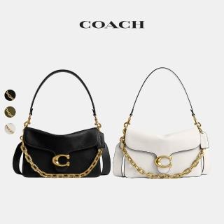 【COACH】蔻馳官方直營 CHAIN TABBY 單肩手袋 肩背包-多款任選(CY919)