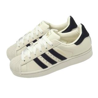 【adidas 愛迪達】休閒鞋 Superstar II W 女鞋 米 皮革 復古 貝殼鞋 KJ4683