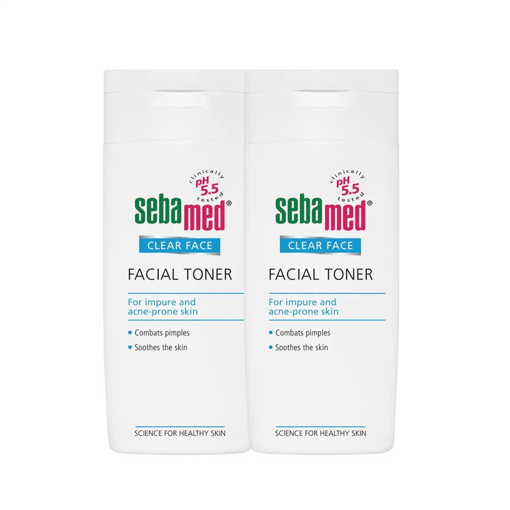 【SEBAMED 施巴】痘淨調理潔膚水200mlx2入(總代理)