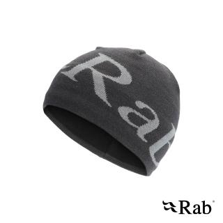 【RAB】Logo Beanie 經典LOGO針織豆豆帽 煤炭黑 #QAB39
