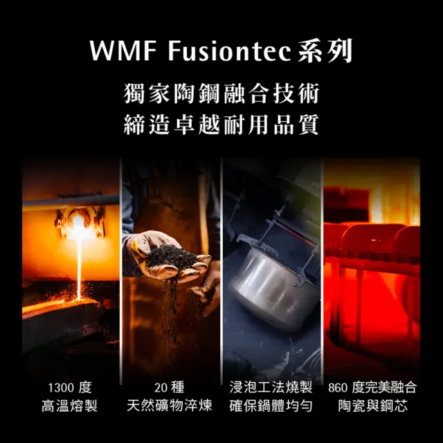 【WMF】德國製 Fusiontec Perfect V3 壓力鍋 22cm 6.5L (陶晶鍋) IH爐/電磁爐/瓦斯爐適用