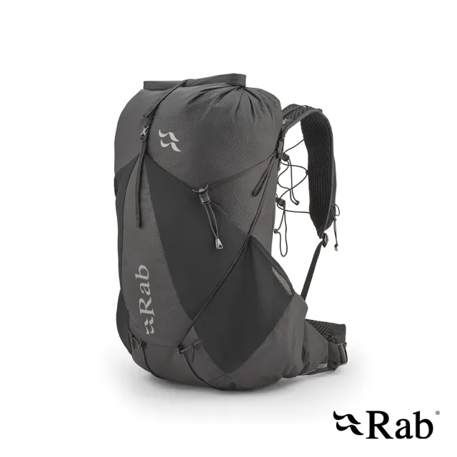 【RAB】Muon 40 輕量長途登山背包 黑色 40L #QAP49