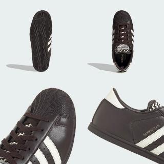 【adidas 愛迪達】休閒鞋 Superstar Lo Pro 女鞋 咖啡 貝殼頭 皮革 經典 KK0421