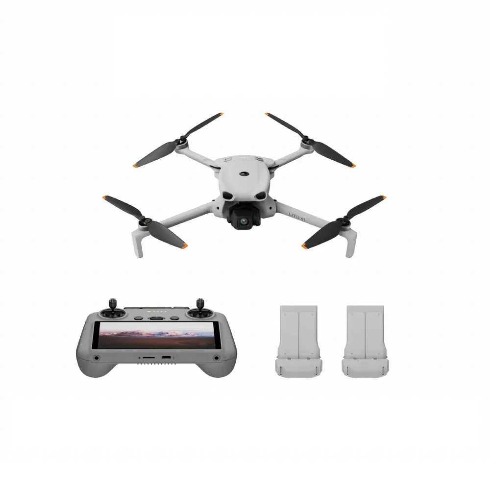 【DJI】LITO X1長續航帶屏組暢飛套裝(DJI RC 2)+2年版CARE 空拍機/無人機 ｜自帶內存(聯強國際貨)