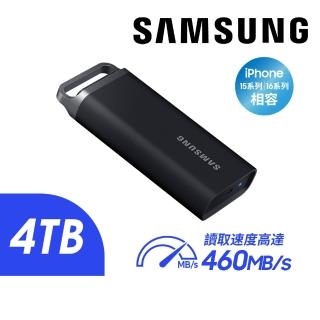【Samsung 三星】T5 EVO 4TB Type-C USB 3.2 Gen 1 外接式ssd固態硬碟(MU-PH4T0S/WW)