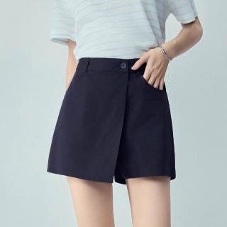 【GIORDANO 佐丹奴】女裝彈力棉中腰短褲裙(多色任選)