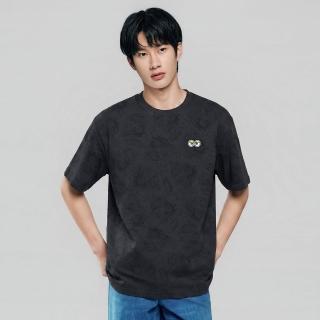 【GIORDANO 佐丹奴】男裝印花短袖T恤 小小兵&大怪獸電影版系列(80 原子灰)