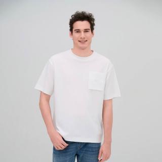 【GIORDANO 佐丹奴】男裝寬鬆口袋短袖T恤 Liquid Touch系列(多色任選)