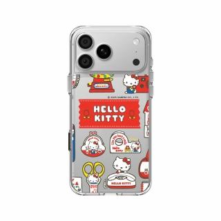 【RHINOSHIELD 犀牛盾】iPhone 18系列 Clear 透明防摔手機殼/Sticker-Hello Kitty生活小物(Hello Kitty)