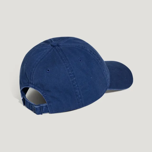 【adidas 愛迪達】帽子 運動帽 棒球帽 遮陽帽 三葉草 SLOGAN CAP 藍 KX6866(3877)