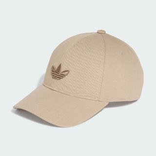 【adidas 愛迪達】帽子 運動帽 棒球帽 遮陽帽 三葉草 BASEBALL CAP AC 奶茶 KU7668(3876)