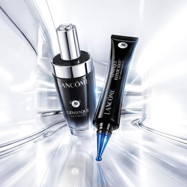 【LANCOME 蘭蔻】超極限肌因撫紋抗皺筆20ML+超極限肌因賦活露50ml(LANCOME/抗皺筆/法令紋/玻尿酸/撫紋)