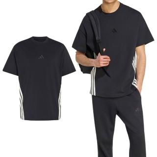 【adidas 愛迪達】M Ak 3S Tee Lo 男款 黑色 棉質 T恤 運動 休閒 短袖 KF2428