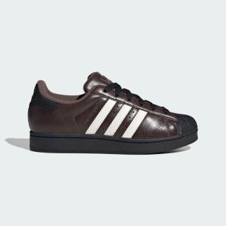 【adidas 愛迪達】Superstar II W 女 休閒鞋 舒適 深咖啡 皮革 復古(KI3569)