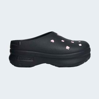【adidas 愛迪達】Adifom Stan Mule W 女 穆勒鞋 黑 舒適 鞋面印花(KH5901)