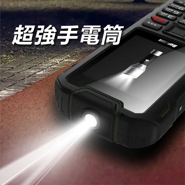 【Benten 奔騰】F35 資安手機 大電量防塵防水防震 無相機手機(軍人機 科技廠機 老人機)