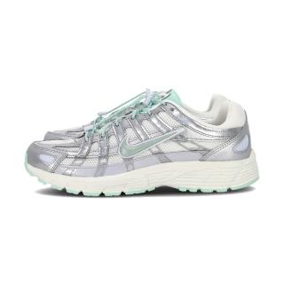 【NIKE 耐吉】P-6000 Ut GS 大童 米白銀綠色 緩震 復古 運動 休閒鞋 IR5228-101