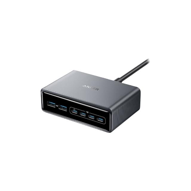 【Anker】官方授權直營 A2683 Prime 桌面充電器 六孔 GaN 200W 氮化鎵(4C2A/可充手機/平板/筆電/Switch)