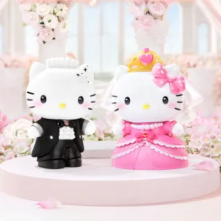 【YENDAR 研達】三麗鷗Hello Kitty&Dear Daniel世紀婚禮系列公仔盲盒[單盒](浪漫婚禮)