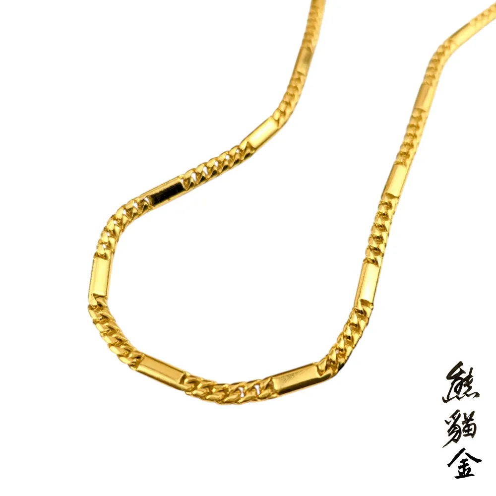 黃金項鍊男仕款魚骨練9.56錢(黃金項鍊)