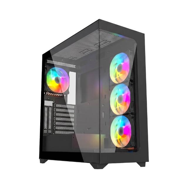 【華碩平台】R7八核RTX 5070 TI{蒼狼9A97}水冷電競電腦(R7 9800X3D/X870/32G D5/1TB/WIFI)