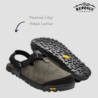 【Bedrock】Mountain Clog 山系護趾涼鞋 中性 灰綠色(戶外涼鞋 日常穿搭 Nubuck)