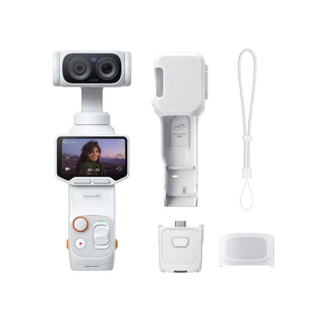 【Insta360】Luna Ultra 旗艦雙鏡頭雲台相機 標準套裝 月光白