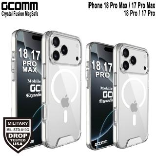 【GCOMM】iPhone 18 Pro Max 17 Pro Max / 18 Pro 17 Pro 磁吸晶透軍規防摔殼 Crystal Fusion MagSafe相容