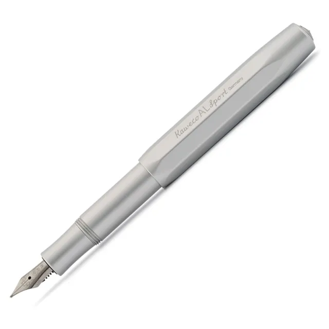 【KAWECO】AL SPORT系列 銀色 鋼筆(Silver 銀白)