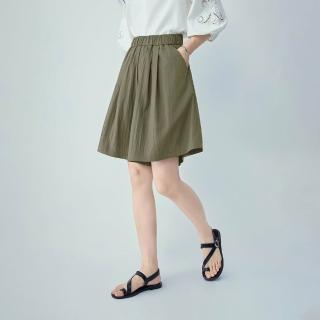 【GIORDANO 佐丹奴】女裝輕盈鬆緊腰短褲(多色任選)