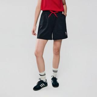 【GIORDANO 佐丹奴】女裝彈力印花短褲 超級瑪利歐銀河電影版系列(02 標誌黑)