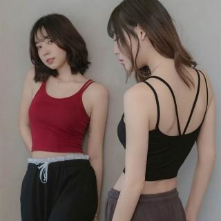 【SeasonsBikini 】雙肩帶美背Bra Top -ADK37(美背Bra Top)