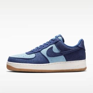 【NIKE 耐吉】Air Force 1 07 LV8 男 休閒鞋 經典 AF1 單寧 藍(IR0951-400)