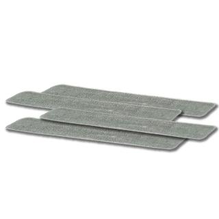 【VICTORY】業務用鋁合金特大平板拖把90cm-替換布4入(更換布 輕量大尺寸 除塵 乾濕兩用)