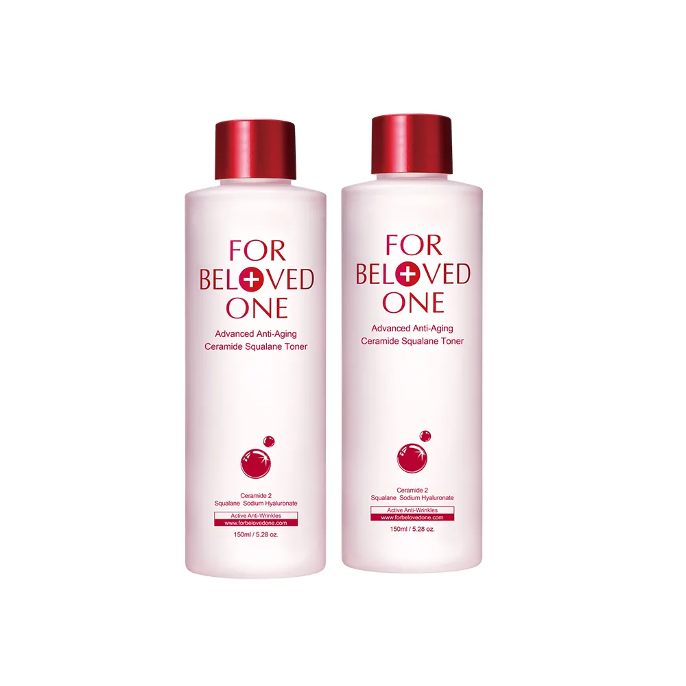 【For Beloved One 寵愛之名】全能抗皺神經醯胺角鯊化妝水150ml 買一送一(軟化角質/潤澤/熟齡肌/前導)
