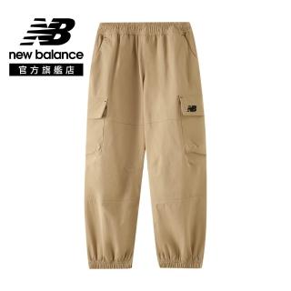 【NEW BALANCE】NB童裝 工裝風長褲 7TG3109WBEI 男童/女童 卡其色