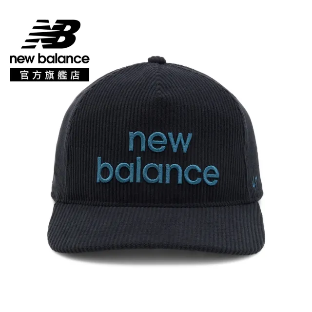 【NEW BALANCE】NB 燈芯絨棒球帽/老帽(47聯名)_AC5504LBK_中性_黑色