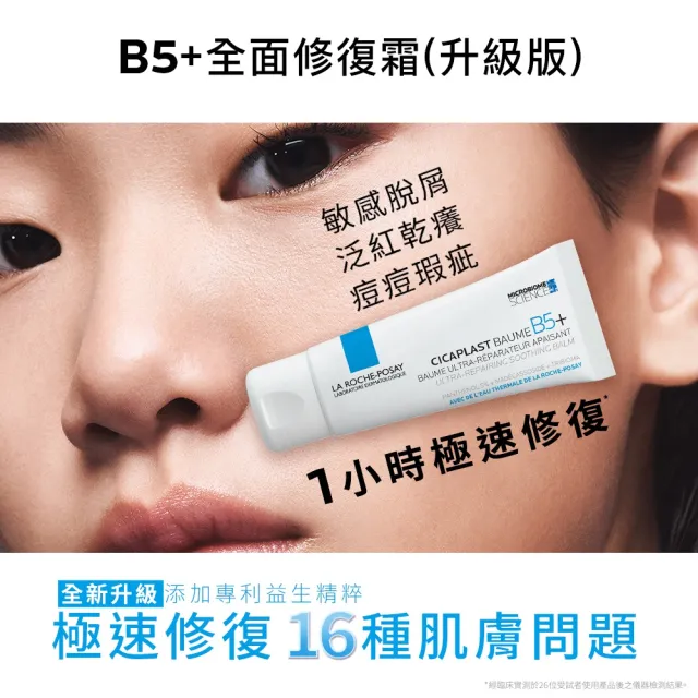 【理膚寶水】家庭囤貨組★B5+全面修復霜超級100ml三入重量版 年度限定組B_CICA