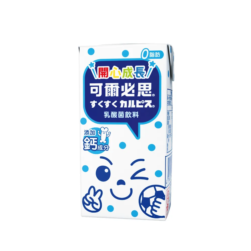 【ASAHI 朝日】官方直營 可爾必思 開心成長乳酸菌飲料160mlx4組