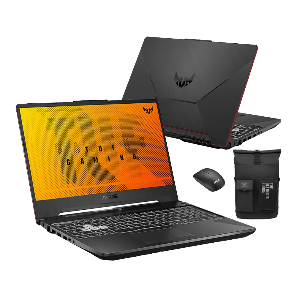 【ASUS 華碩】包鼠組★15.6吋 R7 RTX3050電競筆電(FA506NCQ-0032B170H/R7-170/16G/512G SSD/W11)