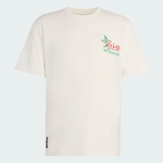 【adidas 愛迪達】Mascot Tee Piq 男 T恤 運動上衣 休閒短袖 純棉 雲朵白(KE2037)
