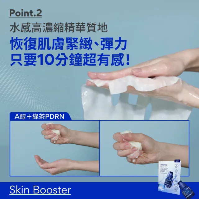 【innisfree】1%A醇PDRN水光安瓶果凍面膜 25ml(水光透亮)