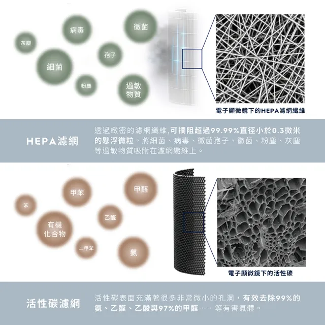 【Electrolux 伊萊克斯】300系列強效空氣清淨機-EP31-21UGA/SWA(兩色任選)