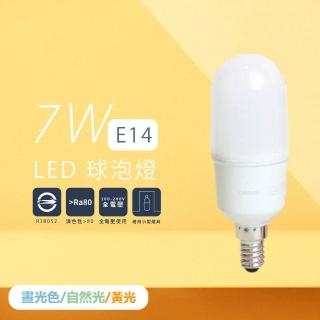 【Osram 歐司朗】8入組 LED燈泡 7W 白光 黃光 自然光 E14 全電壓 小晶靈 球泡燈 雪糕燈