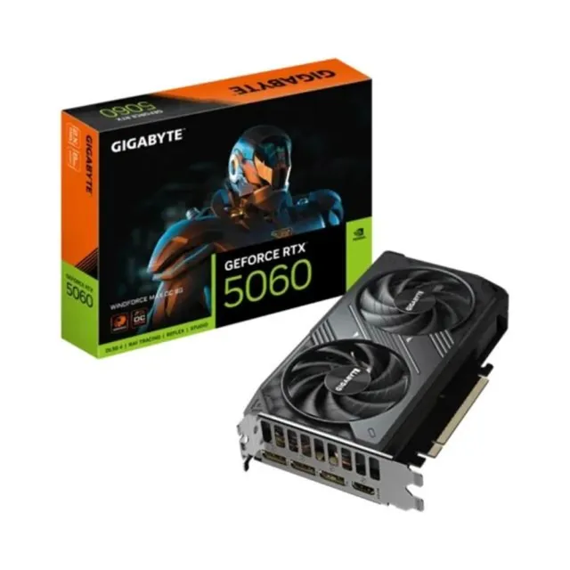 【技嘉】顯卡+電源組★GeForce RTX™ 5060 WINDFORCE MAX OC 8G 顯示卡+技嘉UD850GM PG5 V2 850W金牌電源