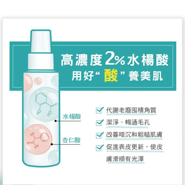 【St.Clare 聖克萊爾】2%水楊酸背痘調理噴霧100mlx3入(去角質/淨痘/美背)